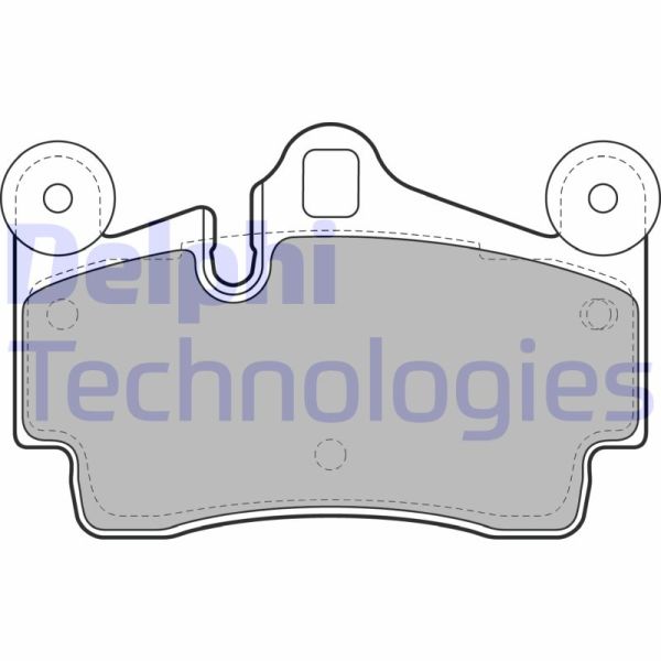 Volkswagen Touareg 2002-2013 Arası 3.0 V6 TDI, 4.2 V8, 5.0 V10 TDI, 3.2 V6 Delphi Marka Arka Balata