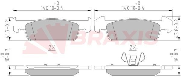 Dacia Sandero 2012-2016 Arası 1.2 LPG Braxis Marka Ön Balata