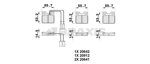Alfa Romeo 75 1985-1992 Arası 2.0 T.S Cat Braxis Marka Arka Balata