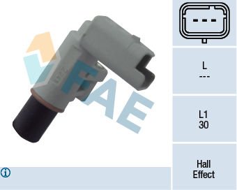 Peugeot 406 1995-2005 Arası 2.0 16V, 2.2 FAE Marka Eksantrik Devir Sensörü