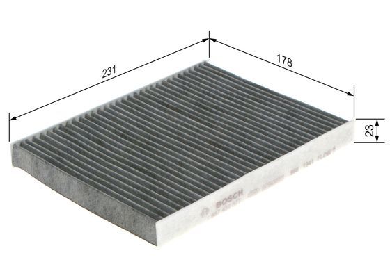 Fiat Stilo 2001-2010 Arası 1.2 16V, 1.9 JTD, 1.6 16V, 1.8 16V Bosch Marka Karbonlu Polen Filtresi