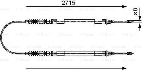 Ducato II 2.8JTD 16'' El Fren Teli Arka Bosch BOS-1987482003
