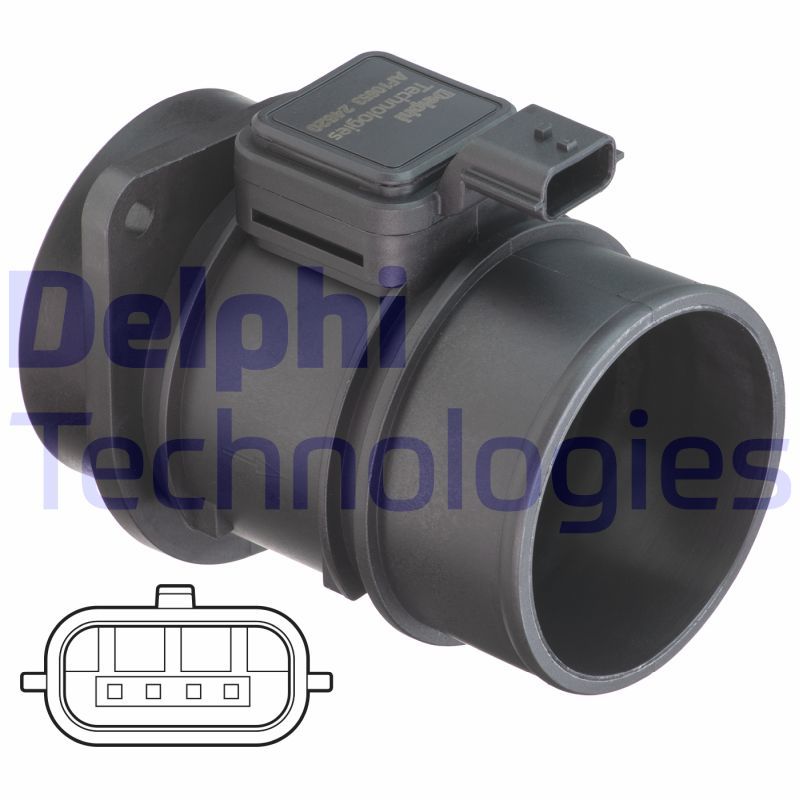 Dacia Sandero 2008-2012 Arası 1.5 dCi Delphi Marka Hava Debimetresi