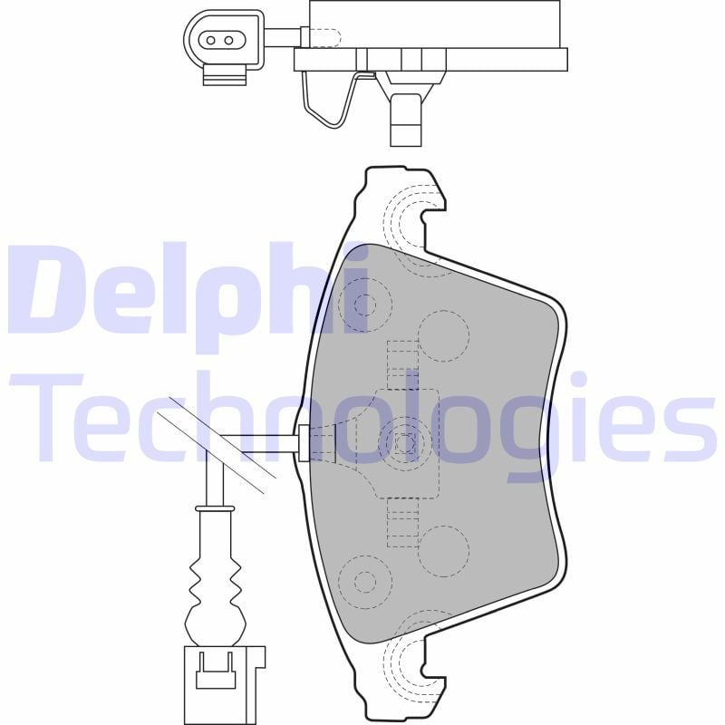 Volkswagen Transporter 2003-2015 Arası 2.0 TDI, 1.9 TDI, 2.0 TDI 4motion Delphi Marka Ön Fişli Balata