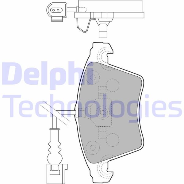 Volkswagen Transporter 2003-2015 Arası 2.0 TDI, 1.9 TDI, 2.0 TDI 4motion Delphi Marka Ön Fişli Balata