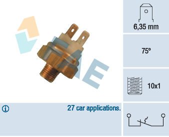 Volkswagen Polo 1981-1994 Arası 1.3 Cat, 1.0, 1.1, 1.3 D, 1.3 FAE Marka Hararet Müşürü
