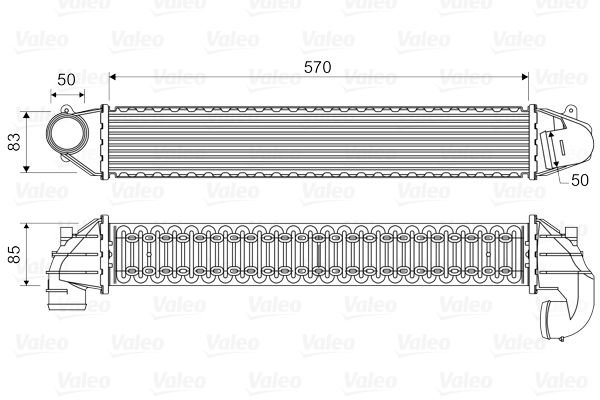 Ford Galaxy 1995-2006 Arası 1.9 TDI Valeo Marka Turbo Radyatörü