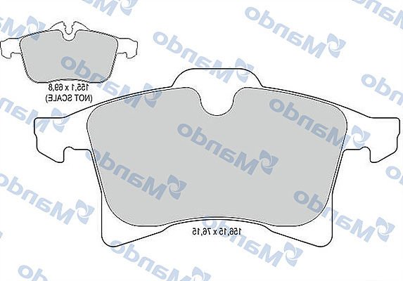 Opel Astra 2004-2014 Arası 1.6 LPG, 1.9 CDTI, 1.4, 1.9 CDTI 16V, 1.4 LPG, 1.3 CDTI, 1.7 CDTI Mando Marka Ön Balata