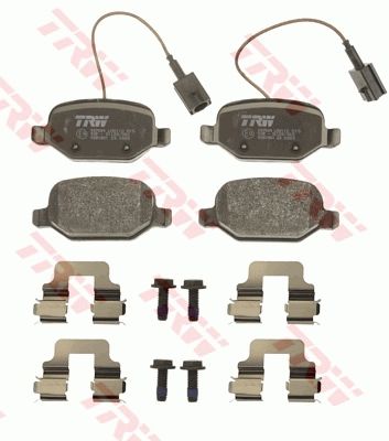 Alfa Romeo Mito 2008-2018 Arası 1.4 MultiAir, 1.3 MultiJet, 1.6 JTDM, 1.4 TJet, 1.4, 1.4 Bifuel, 0.9 TwinAir, 1.4 Turbo MultiAir TRW Marka Arka Balata