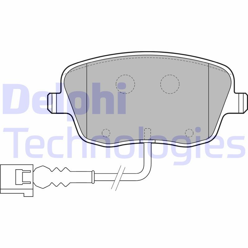 Skoda Fabia 1999-2008 Arası 1.9 SDI Delphi Marka Ön Balata Fişli