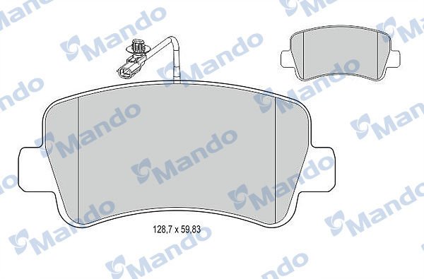 Opel Movano 2010-2014 Arası 2.3 CDTI FWD Mando Marka Arka Balata
