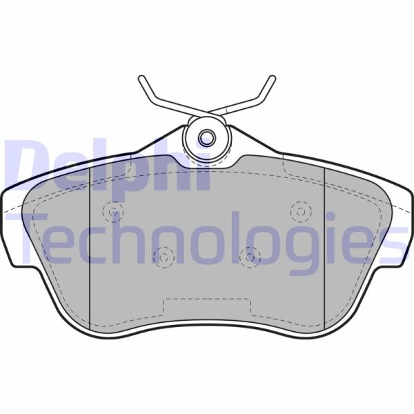Peugeot Expert Tepee 2007-2011 Arası 2.0 HDi 100, 2.0 HDi 130 Delphi Marka Arka Balata