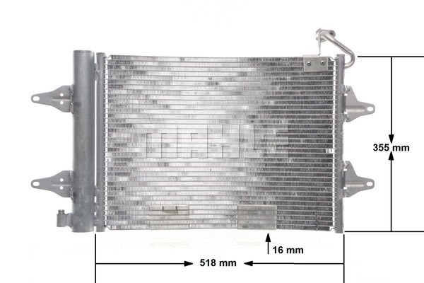 Volkswagen Polo 1999-2001 Arası 1.4 Mahle Marka Klima Radyatörü
