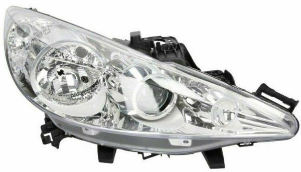 Peugeot 207 2006-2015 Arası 1.6 HDi Sağ Sinyalli+Elektrikli Motorlu Valeo Marka Far