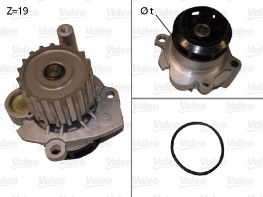 Volkswagen Polo 2001-2014 Arası 1.9 SDI Valeo Marka Devirdaim Su Pompası