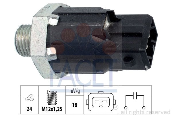 Renault 19 1988-2003 Arası 1.7 Facet Marka Vuruntu Sensörü