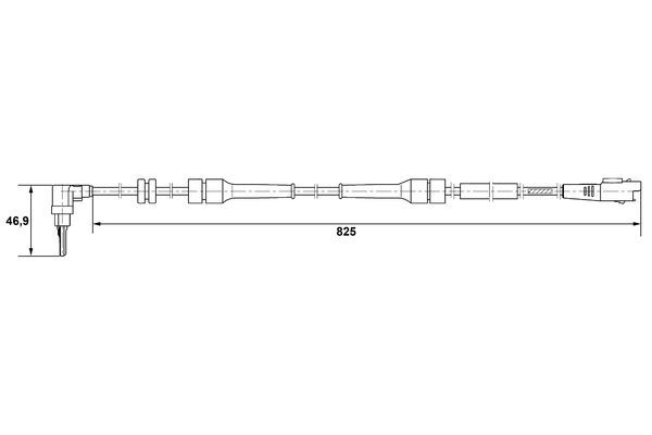 Fiat Ulysse 2002-2011 Arası 3.0 Bosch Marka Abs Sensörü