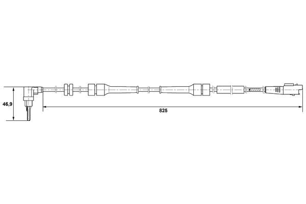 Fiat Ulysse 2002-2011 Arası 3.0 Bosch Marka Abs Sensörü