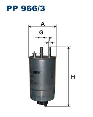 Citroen Nemo 2008-2012 Arası 1.3 HDi 75 Filtron Marka Mazot Yakıt Filtresi