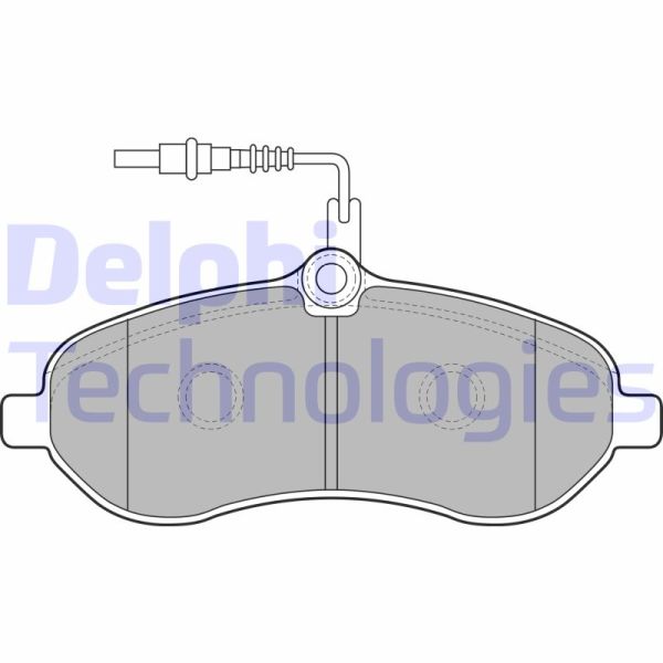 Peugeot Expert Tepee 2007-2011 Arası 2.0 HDi 120 4x4, 2.0 HDi 100, 2.0 HDi 130 Delphi Marka Ön Balata