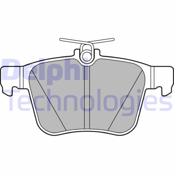 Volkswagen Golf 2012-2017 Arası 1.4 TGI CNG, 1.6 TDI, 2.0 TDI 4motion, 1.4 TSI Delphi Marka Arka Balata