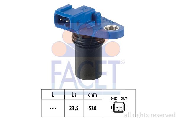 Ford Ka 1996-2008 Arası 1.3 i Facet Marka Eksantrik Devir Sensörü