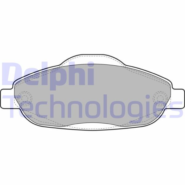 Peugeot 308 2007-2016 Arası 1.6 BioFlex, 1.6 16V, 1.6 HDi, 1.4 16V, 1.6 THP Delphi Marka Ön Balata