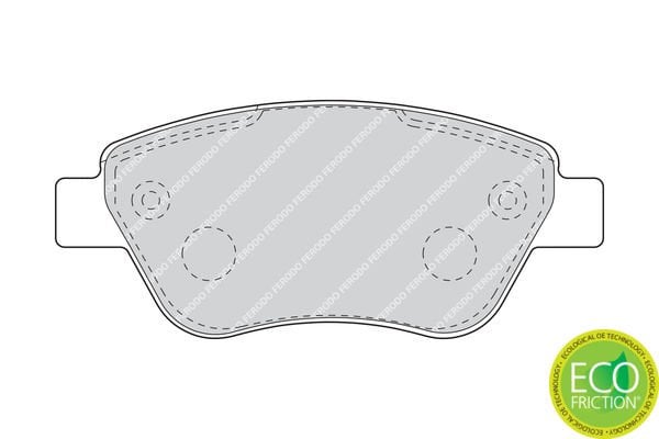 Fiat Idea 2003-2007 Arası 1.4 LPG, 1.2 16V, 1.4 16V, 1.3 D Multijet Ferodo Marka Ön Balata