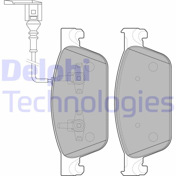 Volkswagen Multivan 2003-2015 Arası 2.0 TDI Delphi Marka Ön Balata