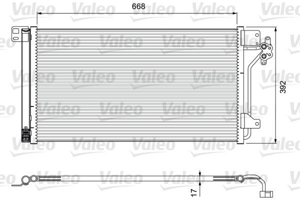 Volkswagen Transporter 2003-2015 Arası 1.9 TDI, 2.5 TDI Valeo Marka Klima Radyatörü