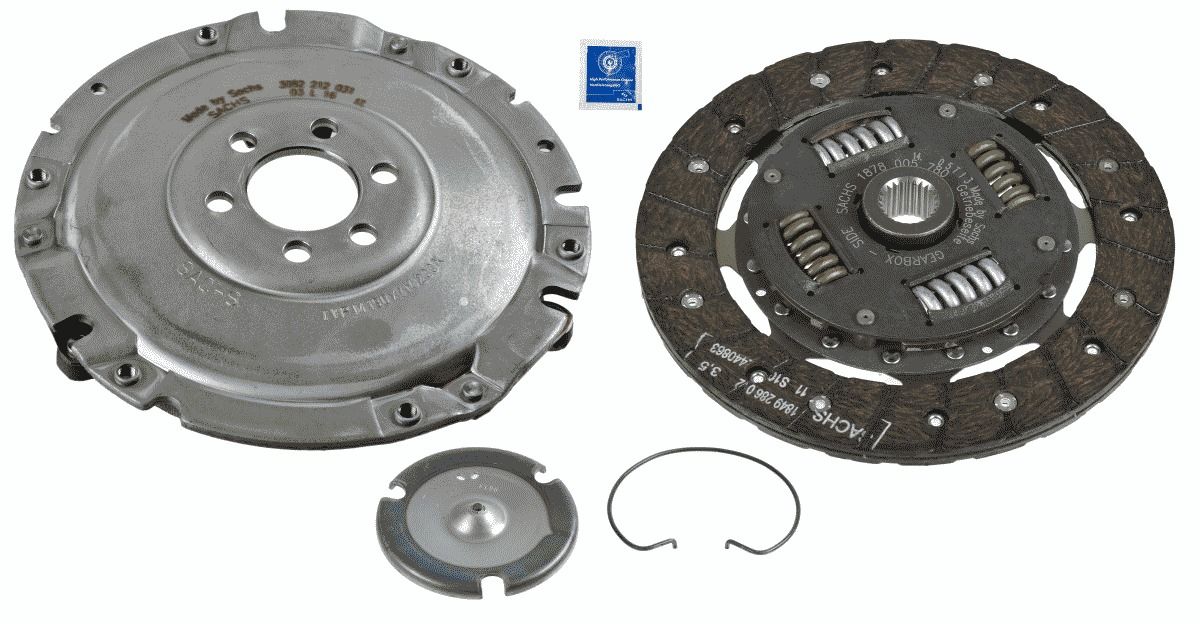 Volkswagen Golf 1974-1993 Arası 1.6 GTI, 1.6, 1.5, 1.5 D Sachs Marka Debriyaj Seti