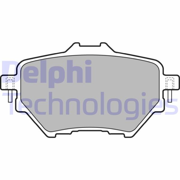 Citroen C4 2013-2017 Arası 2.0 BlueHDi 150, 1.6 HDi / BlueHDi 115, 1.6 THP 155, 1.6 HDi 90, 1.6 VTi 120 Delphi Marka Arka Balata