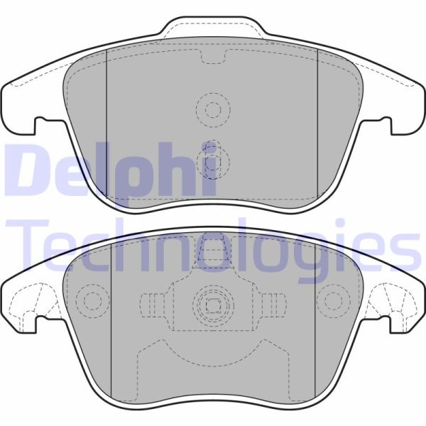 Citroen C4 2006-2015 Arası 1.6 THP 155 Delphi Marka Ön Balata