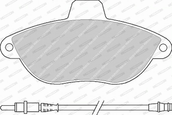 Fiat Scudo 1996-2006 Arası 1.9 TD, 1.6, 1.9 D Ferodo Marka Ön Fişli Balata