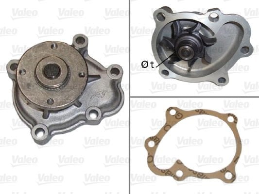 Opel Astra 1991-2004 Arası 1.7 TDS, 1.7 TD, 1.7 DTI 16V Valeo Marka Devirdaim Su Pompası