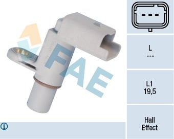 Citroen C5 2001-2005 Arası 2.0 16V HPi, 3.0 V6 FAE Marka Eksantrik Devir Sensörü