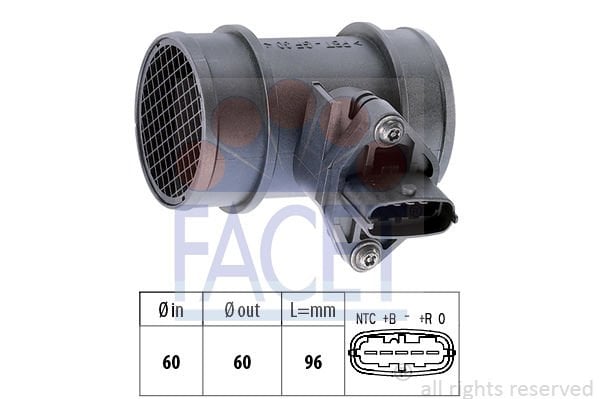 Alfa Romeo 146 1994-2001 Arası 1.4 i.e. 16V T.S. Facet Marka Hava Debimetresi