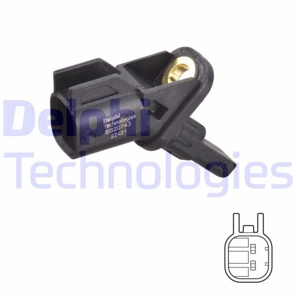 Ford C-Max 2010-2019 Arası 1.6 TDCi, 1.6 EcoBoost, 1.6 Ti, 2.0 TDCi Delphi Marka Ön Abs Sensörü