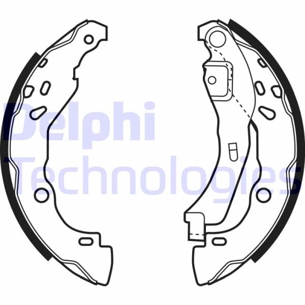 Dacia Sandero 2008-2012 Arası 1.5 dCi, 1.6 MPI 85 Delphi Marka Pabuçlu Balata