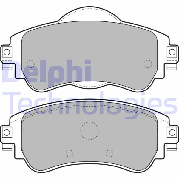 Citroen C4 2009-2013 Arası 1.6 THP 155 Delphi Marka Ön Balata