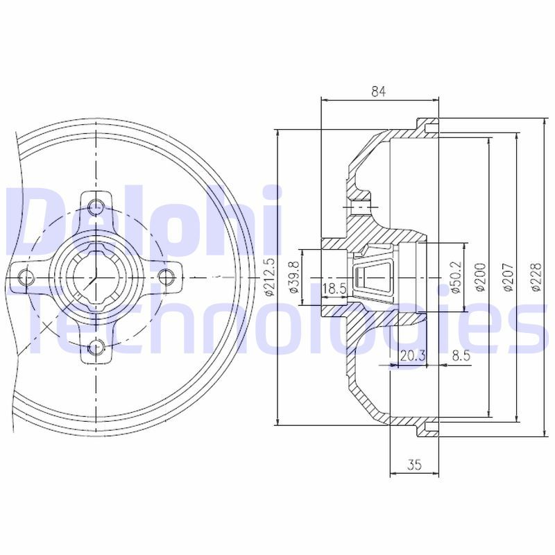 Opel Corsa 1982-1994 Arası 1.0 Delphi Marka Kampana