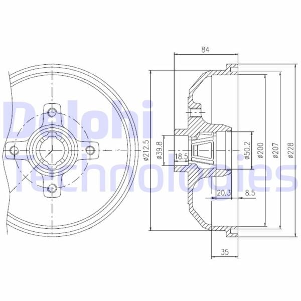 Opel Corsa 1982-1994 Arası 1.0 Delphi Marka Kampana