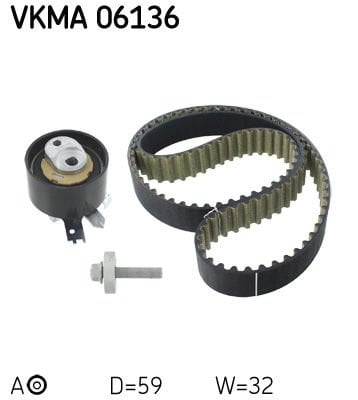 Fluence 1.5 Dci E5 Triger Set Skf SKF-VKMA06136
