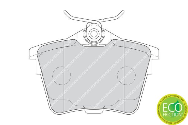 Peugeot 407 2004-2011 Arası 2.0 HDi 135 Ferodo Marka Arka Balata