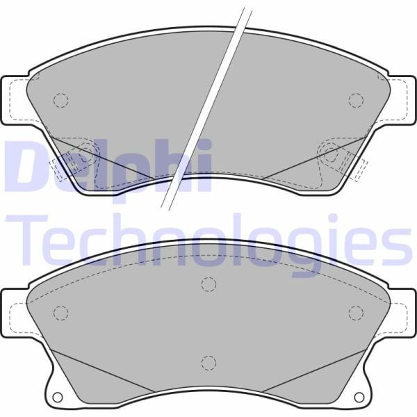 Chevrolet Cruze 2009-2014 Arası 1.8 Delphi Marka Ön Balata