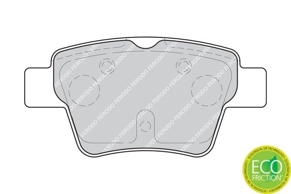 Peugeot 307 2000-2012 Arası 1.6 16V Ferodo Marka Arka Balata