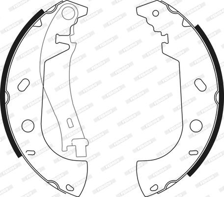 Fiat Fiorino 1988-1992 Arası 70 i.e. 1.4 Ferodo Marka Pabuçlu Balata