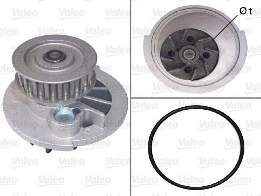Opel Astra 1998-2009 Arası 1.6 Valeo Marka Devirdaim Su Pompası