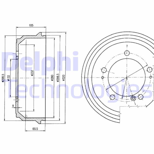 Opel Movano 1998-2003 Arası 2.5 D Delphi Marka Kampana