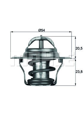 Volkswagen Golf 1989-2014 Arası 2.8 VR6, 1.8, 2.0, 1.6 BiFuel, 1.6 MultiFuel Mahle Marka Termostat